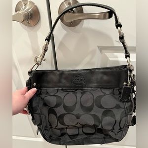 Black Coach Hobo Purse